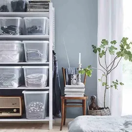 SmartStore Aufbewahrungsbox BasicBox 38 x 27 x 20 cm 1-tlg. transparent