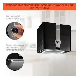 Klarstein Futurelight Smart Inselhaube 42 cm schwarz