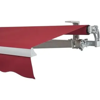 SOLUNA Gelenkarmmarkise Concept 3,5x2 Stoff Dessin 3914 Gestell Silber E6EV1 elo