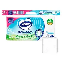 Zewa Toilettenpapier bewährt Lufterfrischer 3-lagig, 8 Rollen