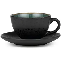 Bitz Kaffeetasse mit Untertasse 0,22 l Grau