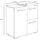 Badplaats Waschbeckenunterschrank Mars Weiß - 60 x 30 x 60 cm