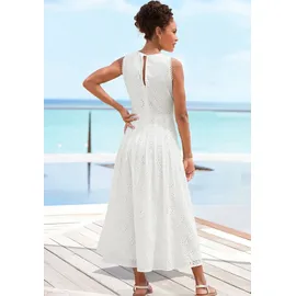 Buffalo Spitzenkleid Kleid Weiß 36