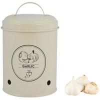 Esschert Design Vorratsdose Knoblauch C2068 - Weiß