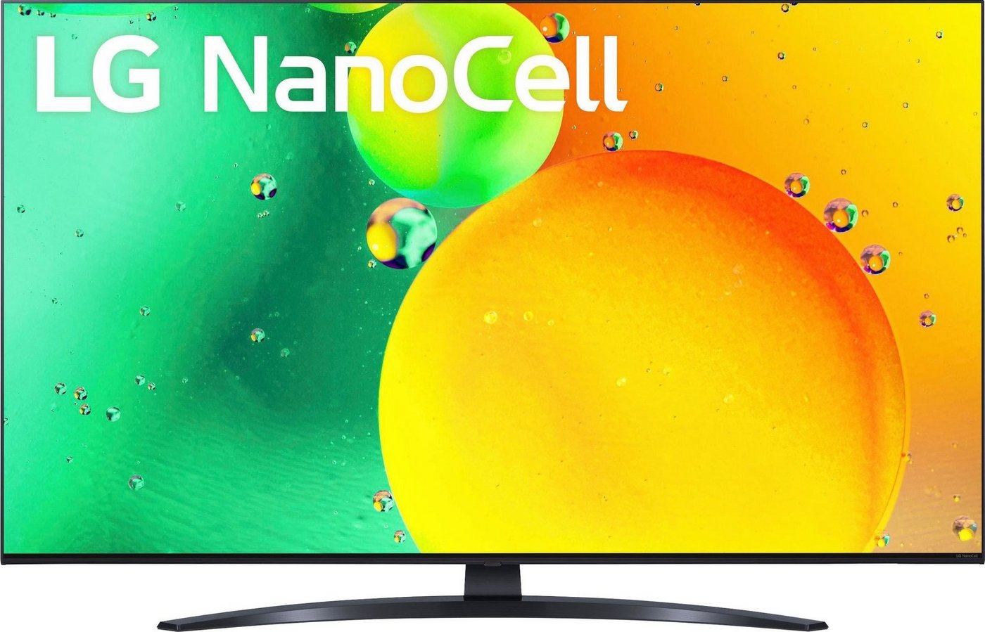 LG 43NANO769QA LED-Fernseher (108 cm/43 Zoll, 4K Ultra HD, Smart-TV, α5 Gen5 4K AI-Prozessor, Direct LED, HDMI 2.0, Sprachassistenten) schwarz