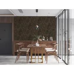 Vliestapete LIVING WALLS "Famous Garden Natur-Tapete Mustertapete Dschungel-Optik Dschungeloptik", braun (braun,schwarz,gold), B:0,53m H:0,02m L:10,05m, Vlies, Tapeten, Vliestapete botanisch für Schlafzimmer Küche Wohnzimmer Dschungel Flur