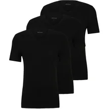 Boss Classic Kurzarm-v-ausschnitt-baselayer 3 Einheiten Black S