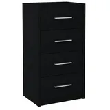 matkam Kommode Bodo 75 x 40 x 35 cm Schwarz