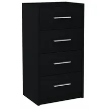 matkam Kommode Bodo 75 x 40 x 35 cm Schwarz
