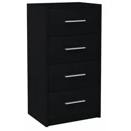 matkam Kommode Bodo 75 x 40 x 35 cm Schwarz