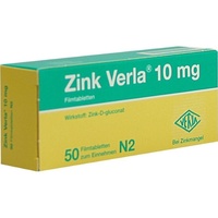 VERLA Zink Verla 10 mg Filmtabletten 50 St.