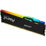 Kingston FURY Beast RGB schwarz DIMM 16GB, DDR5-5600, CL36-38-38, on-die ECC (KF556C36BBEA-16)