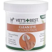 Vet's Best Clean Eye Round Pads (Hund), Tierpflegemittel