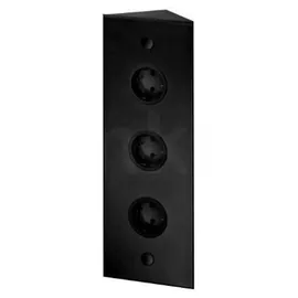 THEBO Ecksteckdose 320 mm Schwarz 3 St.