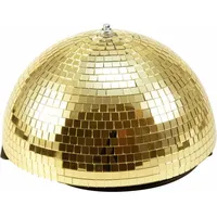 Eurolite Spiegel-Halbkugel 30cm gold motorisiert,