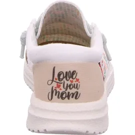 Fusion Schnürhalbschuhe in weiss/weiss kombi, Gr. 39 - Weiß Größe EU