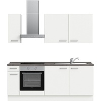 nobilia® elements Küchenzeile »" basic"«, vormontiert, Ausrichtung wählbar, Breite 210 cm, ohne E-Geräte