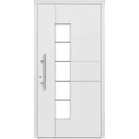 Aluminium-Haustür Moderno M360/B 110 x 210 cm Weiß Anschlag Links