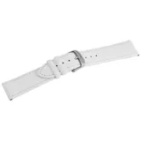 STEINMEISTER Uhrenarmband silberfarbig weiß Stegbreite: 20 mm