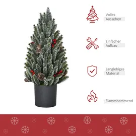 Homcom Künstlicher Weihnachtsbaum Grün 47 cm