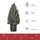 Homcom Künstlicher Weihnachtsbaum Grün 47 cm