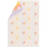 David Fussenegger JUWEL Kinderdecke Herzen rohweiß, 100x140 cm