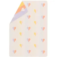 David Fussenegger JUWEL Kinderdecke Herzen rohweiß, 100x140 cm