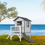 Axi Spielhaus Lodge XL Holz Grau