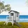 Axi Spielhaus Lodge XL Holz Grau