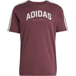 adidas Codes Collegiate Linear Graphic T-Shirt Herren JM0380 - aurora ruby XL