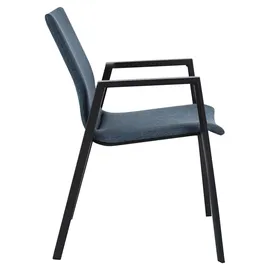 BIZZOTTO Gartenstuhl ODEON 56 x 60 x 83 cm blau 3 St.