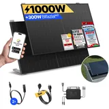 onBasic: 1000 Watt Balkonkraftwerk - Gartenhaus / ohne Speicher / 5m