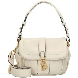 abro Star Schultertasche Leder 28 cm  beige