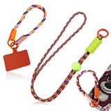 2 Stück Handykette Universal zum Umhängen, Kompatibel mit jedem Handy und Smartphone, Kette zum Umhängen, Hülle mit Kordel, Handyband mit jeder Hülle kombinierbar