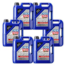 6x 5L LIQUI MOLY 1265 Motoröl Touring High Tech HD 30 VG32 Kanister
