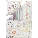 Estella Mako-Satin Wendebettwäsche Floral Multicolor 1 Bettbezug 135 x 200 cm + 1 Kissenbezug 80 x 80 cm