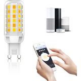 GYCS Alexa Glühbirne G9 Smart WiFi LED Glühbirnen 3W 320LM Dimmbar G9 LED Bulb 2700K to 6500K App Steuern Kompatibel mit Alexa und Google Home Sprachsteuerung Kein Hub Erforderlich WLAN G9, 1 Stück