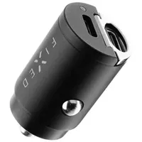 FIXED Super Fast Car Charger 30W 2xUSB-C/USB-C Cable 1m