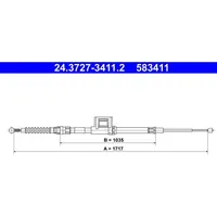 ATE Seilzug, Feststellbremse