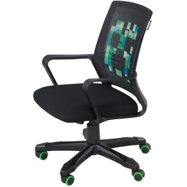 Phoenix Minecraft Drehstuhl Kunststoff Schwarz