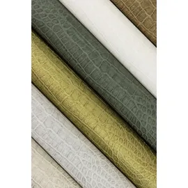 Rasch Textil African Queen III Vliestapete Krokodilleder 10,05 m x 0,53 m 751352 Dunkelgrün