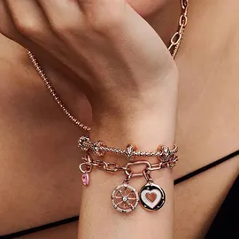 Pandora 783042C01 Mini-Anhänger Chakra Herz Roségoldfarben