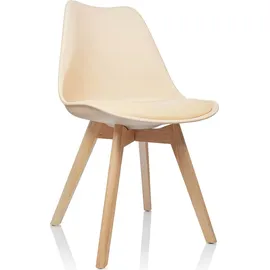 HJH Office SCANDI Kunststoff Beige