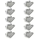 10x Planenhaken für Anhänger Metall – Spannhaken 40x45cm Zurrhaken Netzhaken zur Befestigung von Anhängernetz oder Planen