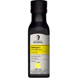 Dr. Budwig® Omega 3 DHA+EPA Zitrone (100ml) - Leinöl & Omega 3 Algenöl - Omega 3 hochdosiert (EPA DHA) - Algenöl Omega 3 vegan flüssig, Omega 3 Öl, Omega 3 für Kinder