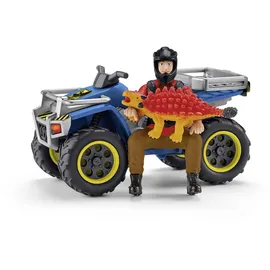 Schleich Dinosaurs Flucht auf Quad vor Velociraptor 41466