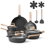 Vevor Topf-Set 17-tlg. mit Glasdeckel