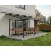 CANOPIA Terrassenüberdachung Capri 299 x 619 cm grau