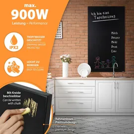 Sundirect Infrarot-Tafelheizung 900 W Schwarz