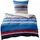 Traumschlaf Seersucker Gestreift Blau 200 x 220 cm + 2 x 80 x 80 cm